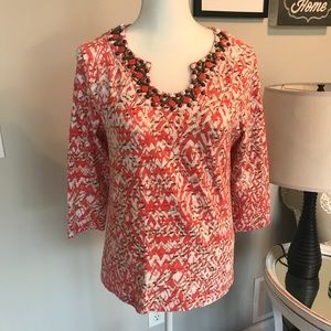 Ruby Rd Beaded Shirt